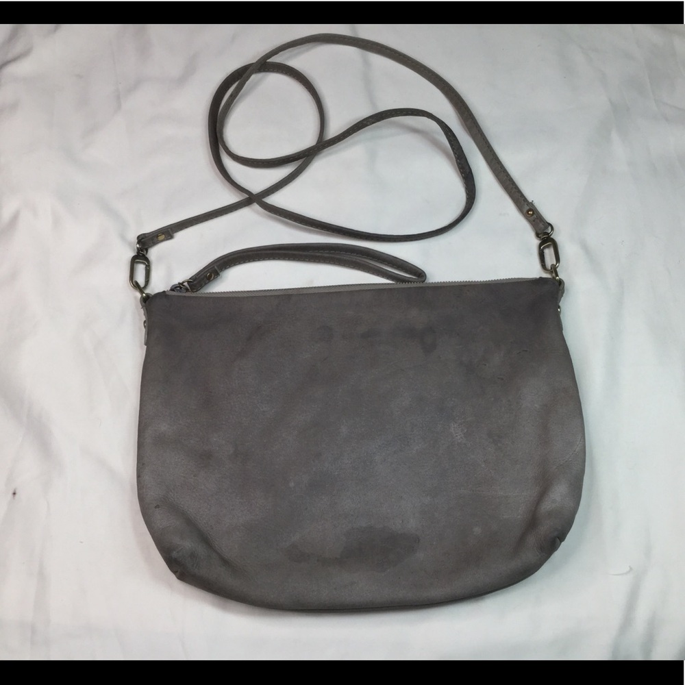 HOBO Leather Crossbody Convertible Wristlet Clutch